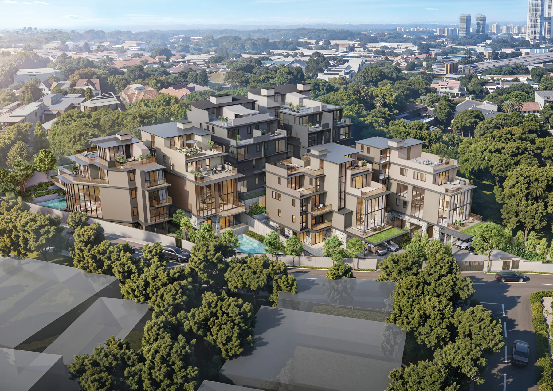 Chancery Hill Collection facade, artist's impression