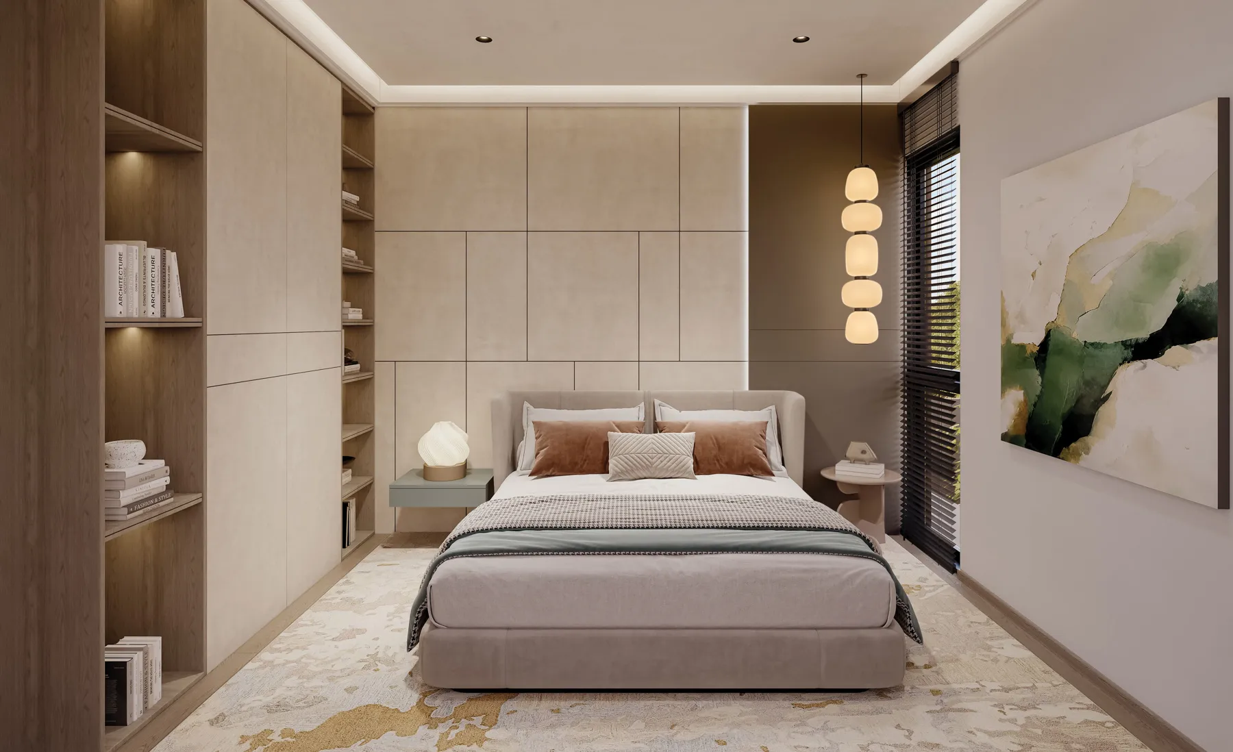 Bedroom, artist's impression
