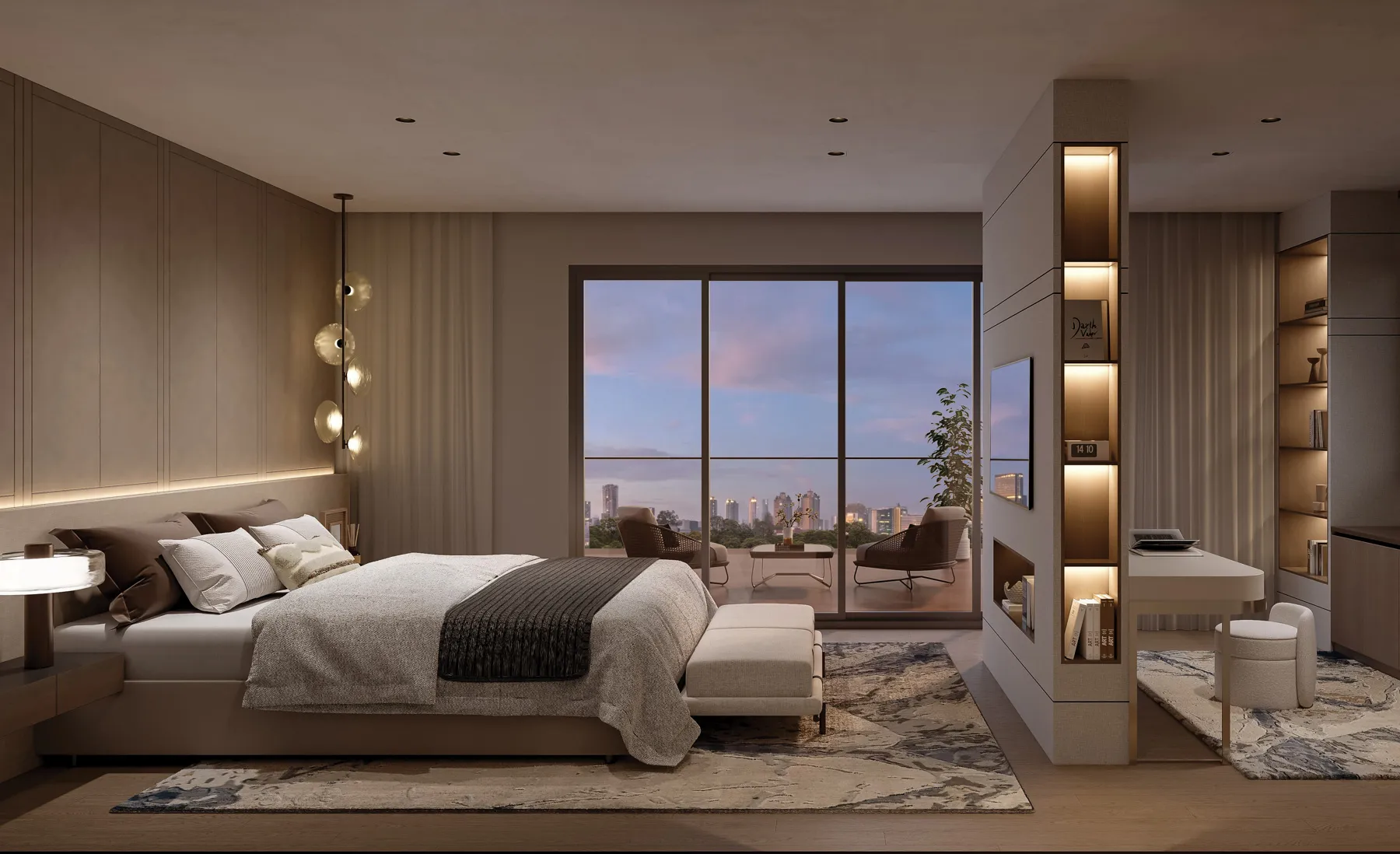 Master bedroom, artist's impression
