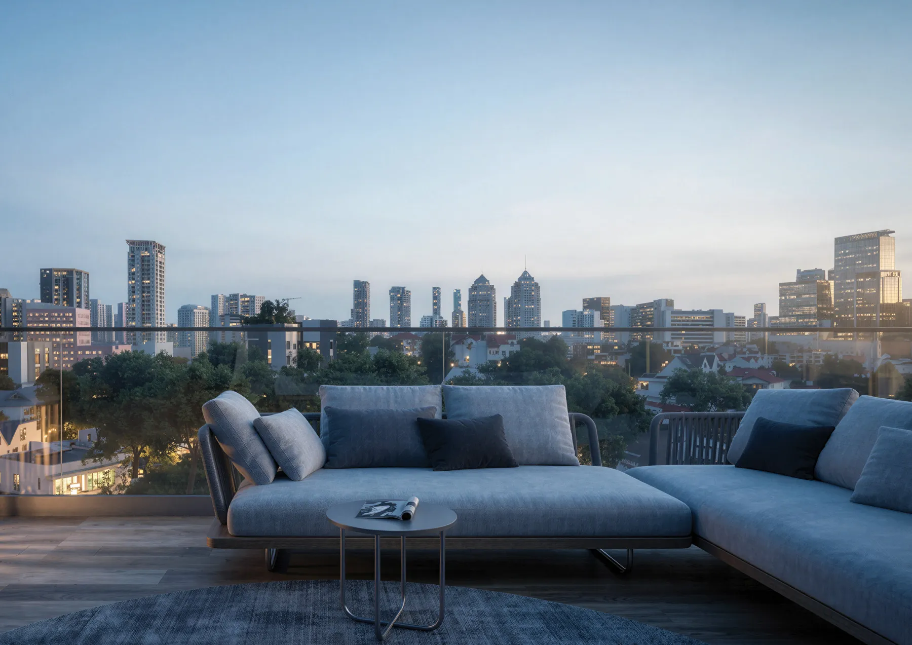 Roof terrace, artist's impression